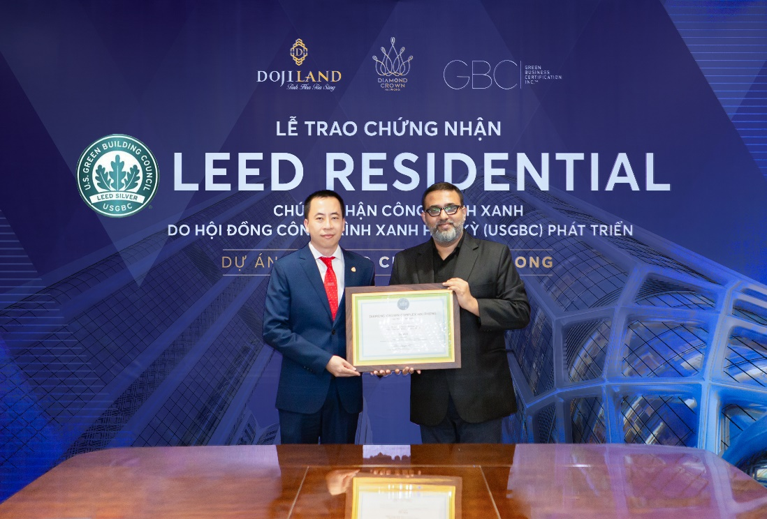 Dự án chung cư đầu tiên của Việt Nam được chứng nhận công trình xanh LEED Residential