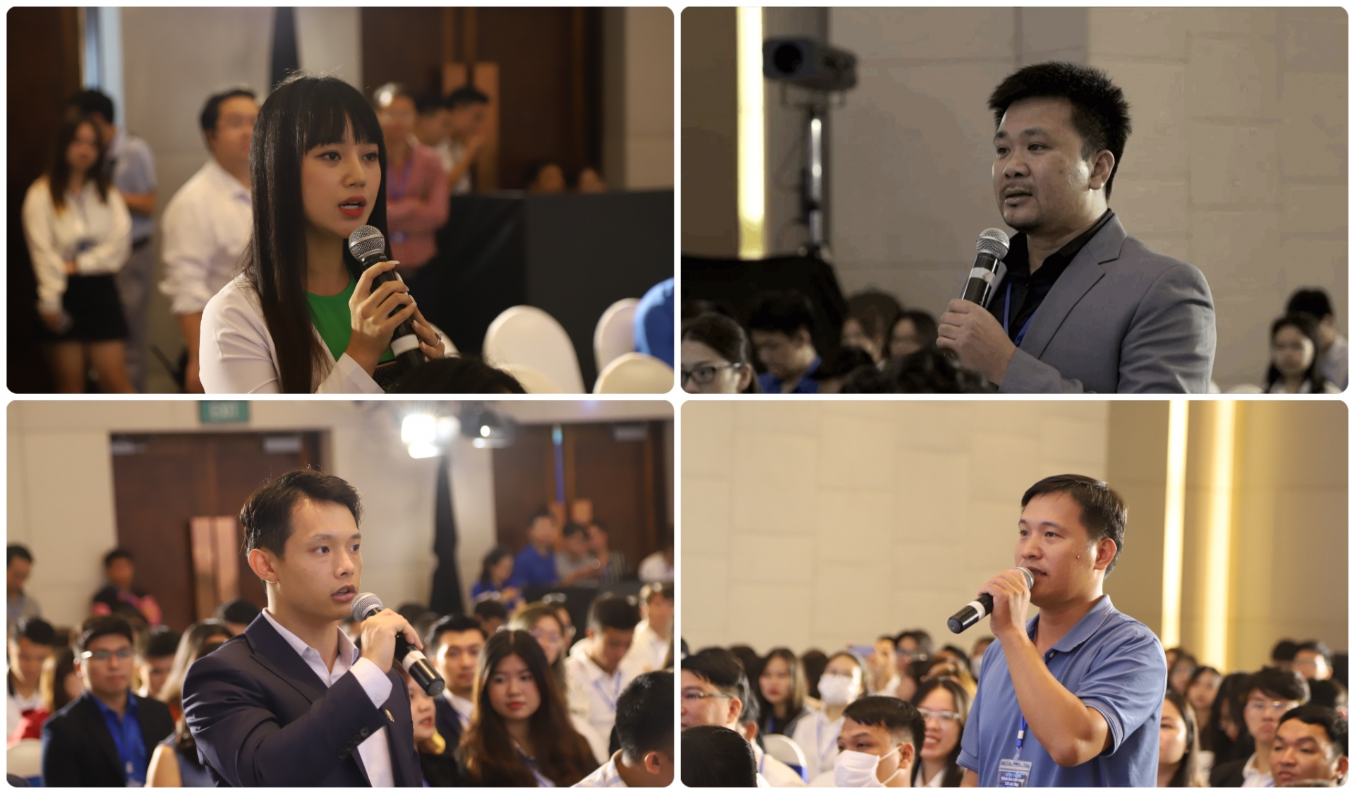 Nhiều câu hỏi, vấn đề đã được các doanh nhân, startup trẻ đưa ra tại Diễn đàn. Ảnh Tuấn Việt