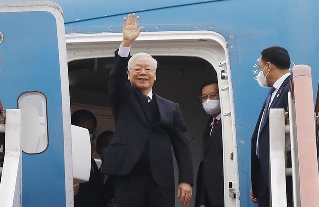 Tổng bí thư Nguyễn Phú Trọng trong ngày đầu thăm Cộng hòa Nhân dân Trung Hoa