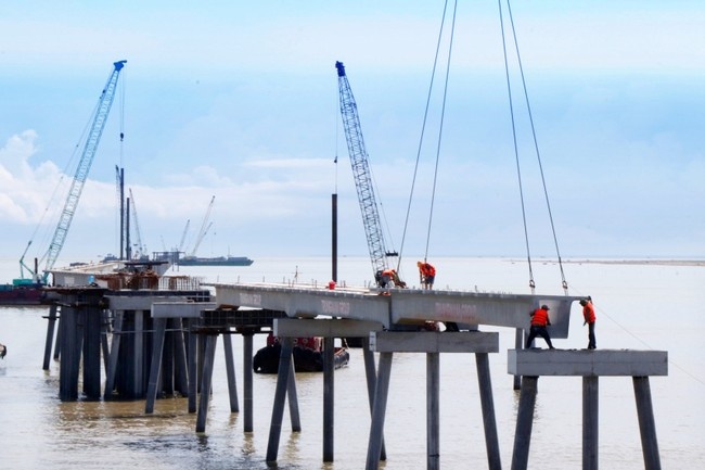 Cận cảnh dự án điện gió Đông Hải 1 gần 5.000 tỷ đồng tại ĐBSCL