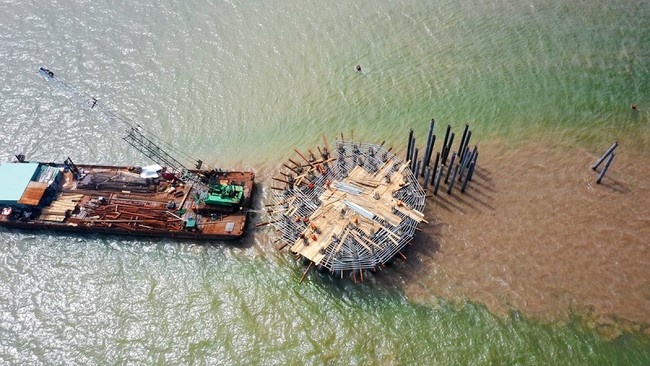 Cận cảnh dự án điện gió Đông Hải 1 gần 5.000 tỷ đồng tại ĐBSCL