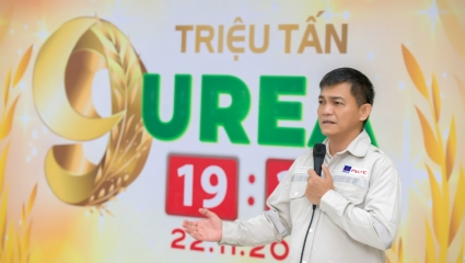 Nhà máy Đạm Cà Mau chính thức cán mốc 9 triệu tấn sản phẩm urê