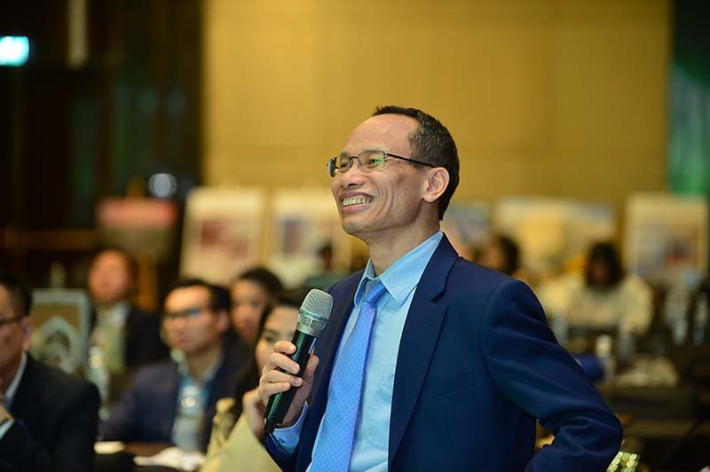 TS. Cấn Văn Lực - Kinh tế trưởng của Ngân hàng BIDV chia sẻ tại  Diễn đàn “Phát triển bền vững thị trường bất động sản”.