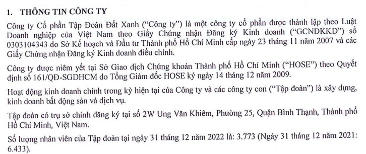 Cắt giảm gần 2.700 nhân sự trong năm 2022, quỹ lương của Đất Xanh vẫn không ngừng tăng