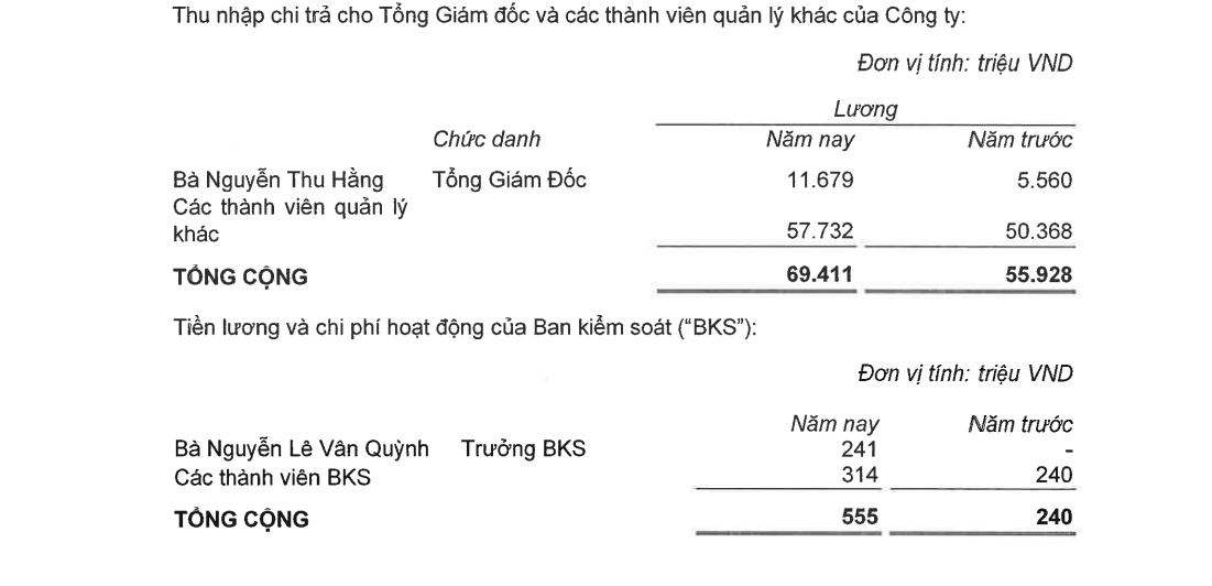 CEO Vinhomes nhận lương bao nhiêu?