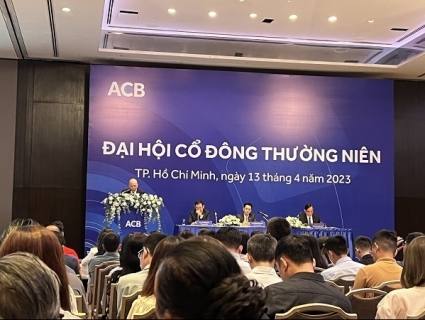 ACB lãi trước thuế 5.120 tỷ đồng trong quý I/2023, chia cổ tức 25%