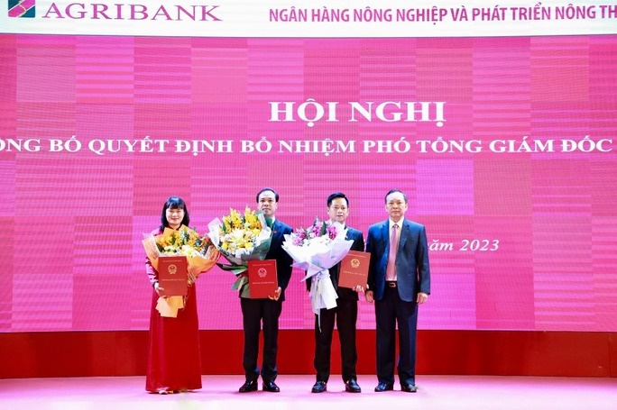Agribank chính thức bổ nhiệm thêm 3 Phó Tổng giám đốc mới