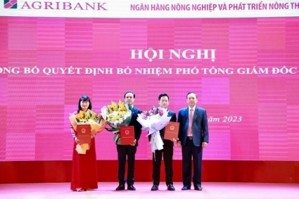 Agribank chính thức bổ nhiệm thêm 3 Phó Tổng giám đốc mới