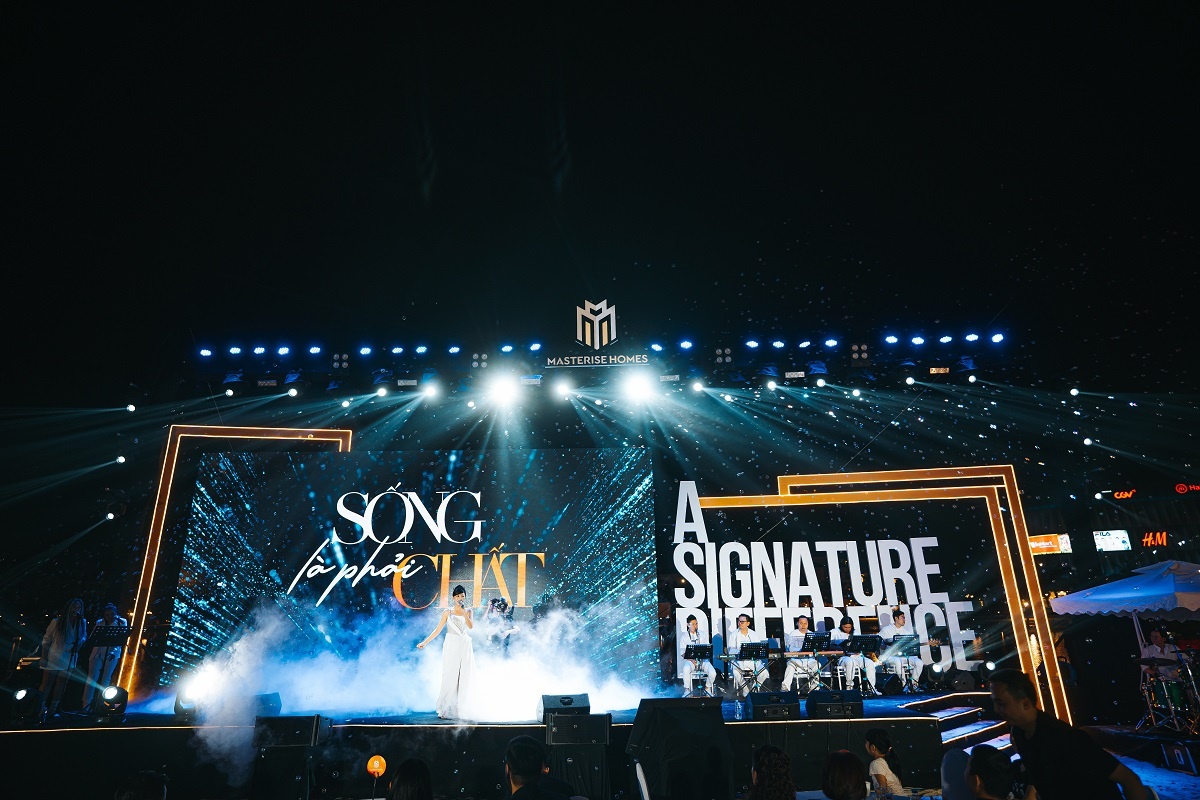 Hơn 500 khách mời thăng hoa cảm xúc với đêm nhạc “Sống Chất” tại Masteri Waterfront