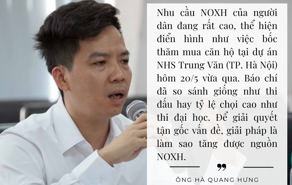 Cần tăng nguồn cung trước nhu cầu nhà ở xã hội của người dân đang rất cao