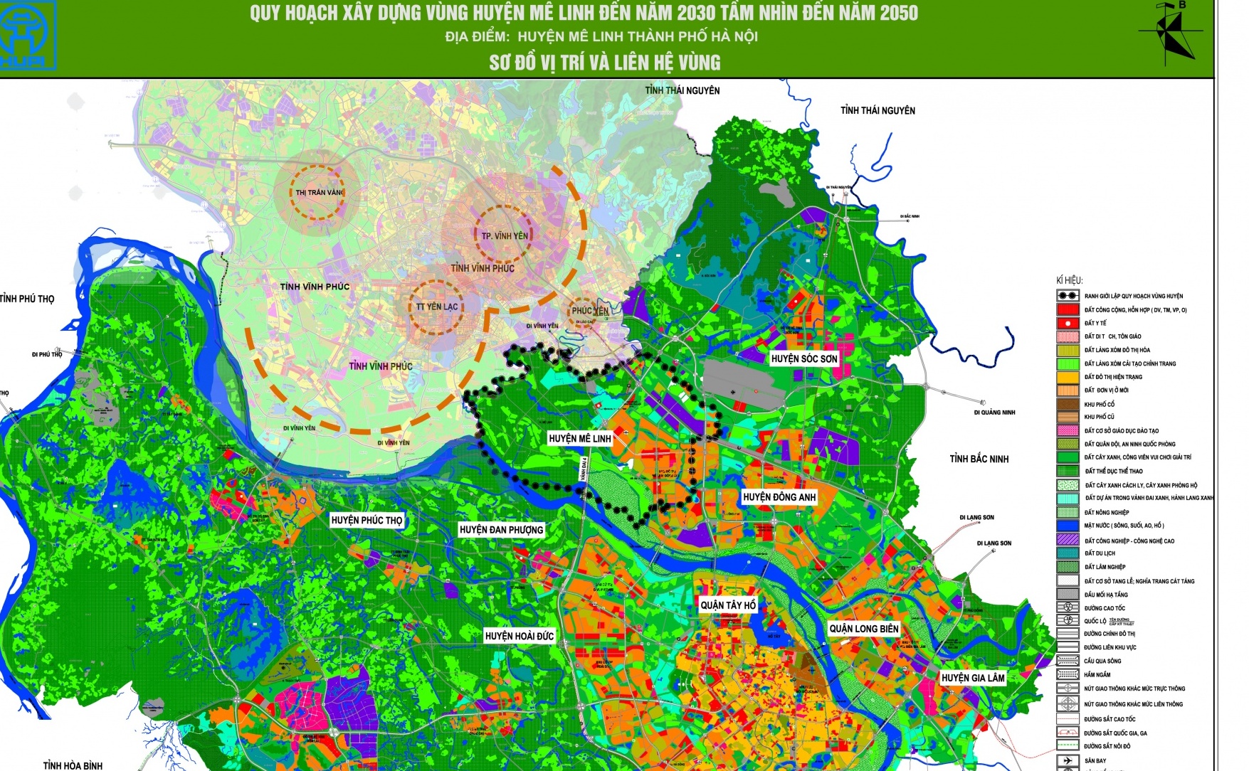 Nghiên cứu lợi thế của huyện Mê Linh, động lực phát triển chính là đường Vành đai 4