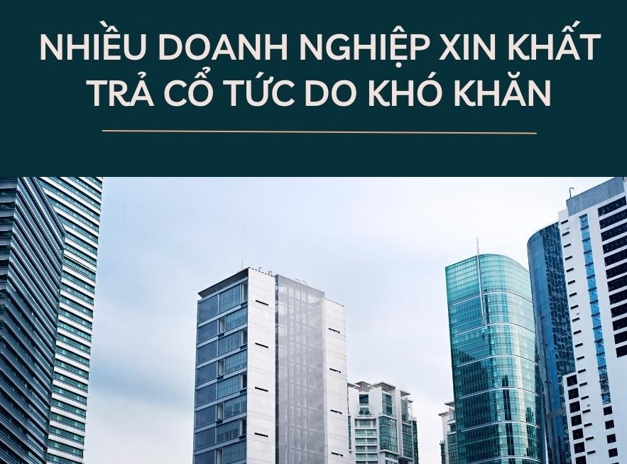 Nhiều doanh nghiệp bất động sản xin khất trả cổ tức 2022