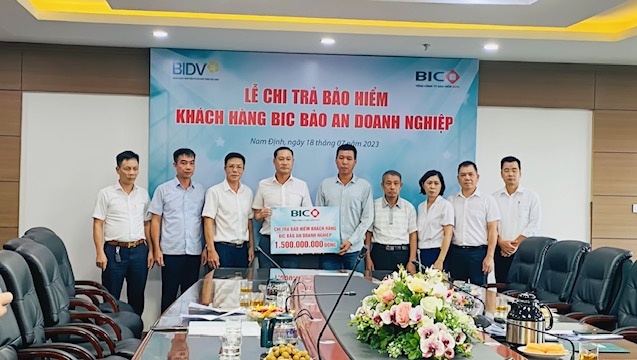 BIC chi trả 1,5 tỷ đồng quyền lợi bảo hiểm cho khách hàng tử vong do tai nạn