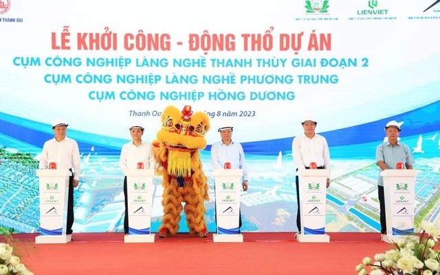 Thanh Oai (Hà Nội) khởi công 3 dự án CCN dự kiến tạo việc làm cho khoảng 3.000 lao động