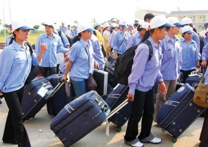 Số lượng người lao động phía Nam làm việc ở nước ngoài thấp