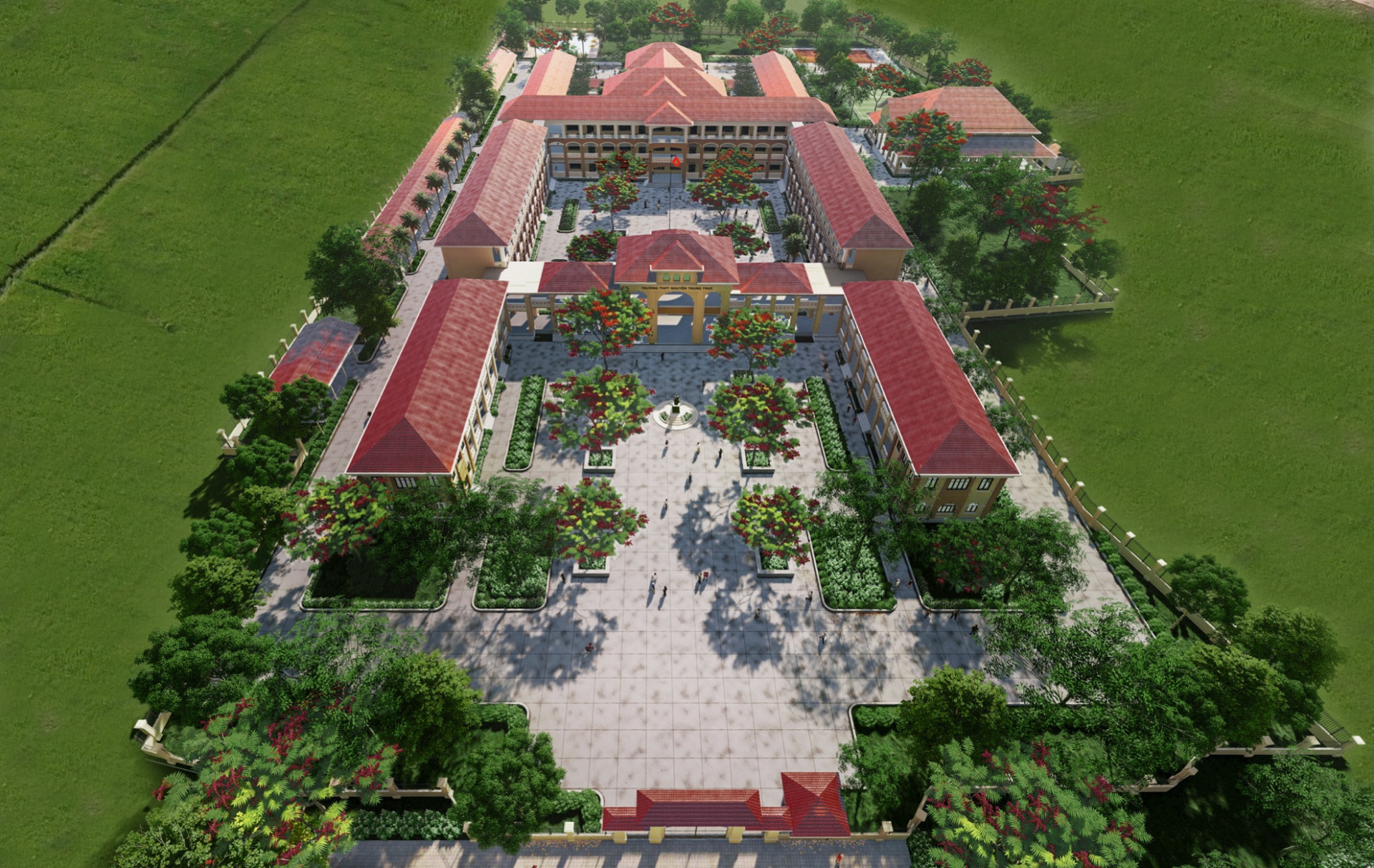 Khánh thành trường THPT Nguyễn Trung Trực – Bến Lức do VPBank tài trợ tại Long An