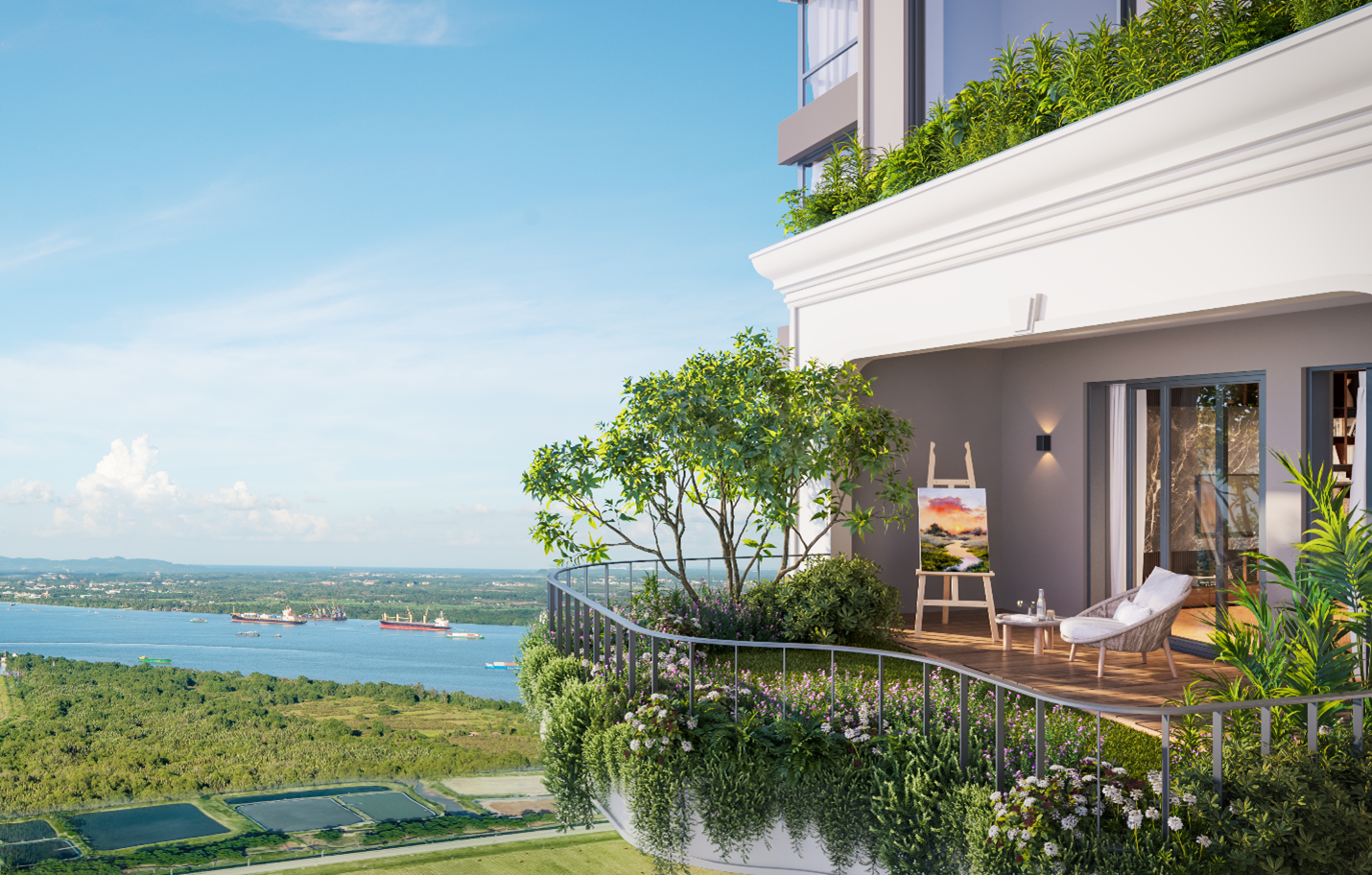 Kỉ lục toà tháp xanh có mật độ sân vườn trên cao cao nhất Việt Nam