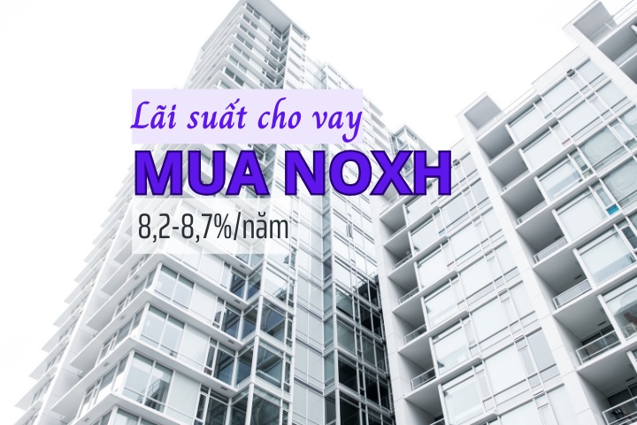 Lãi suất từ 8,2%-8,7% là mức vay mua NOXH từ gói 120.000 tỷ đồng
