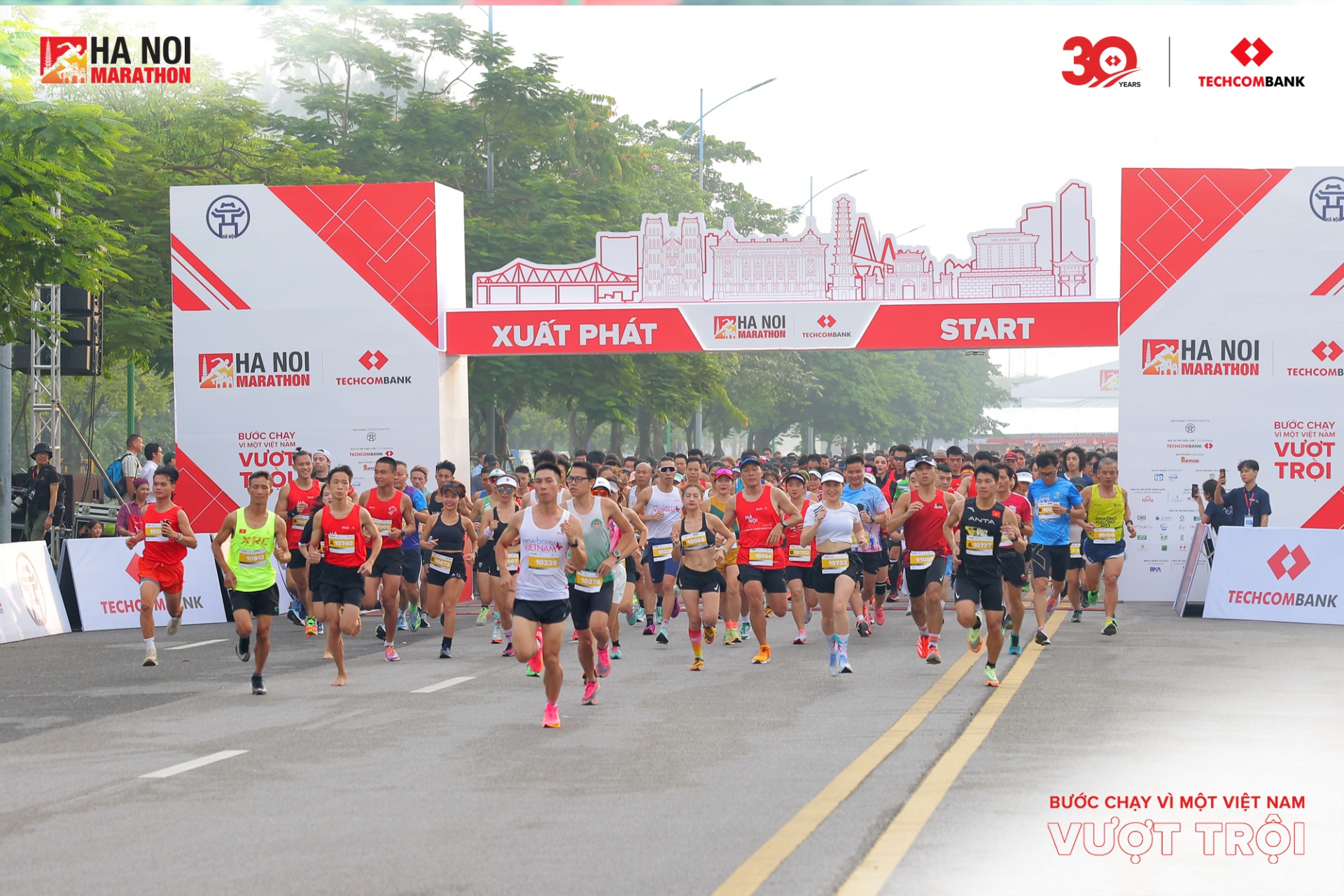 Hà Nội Marathon Techcombank 2023 lan tỏa tinh thần gắn kết cộng đồng