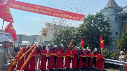Hòa Bình khánh thành đường mẫu cao tốc Đồng bằng sông Cửu Long, cam kết độ bền vĩnh cửu