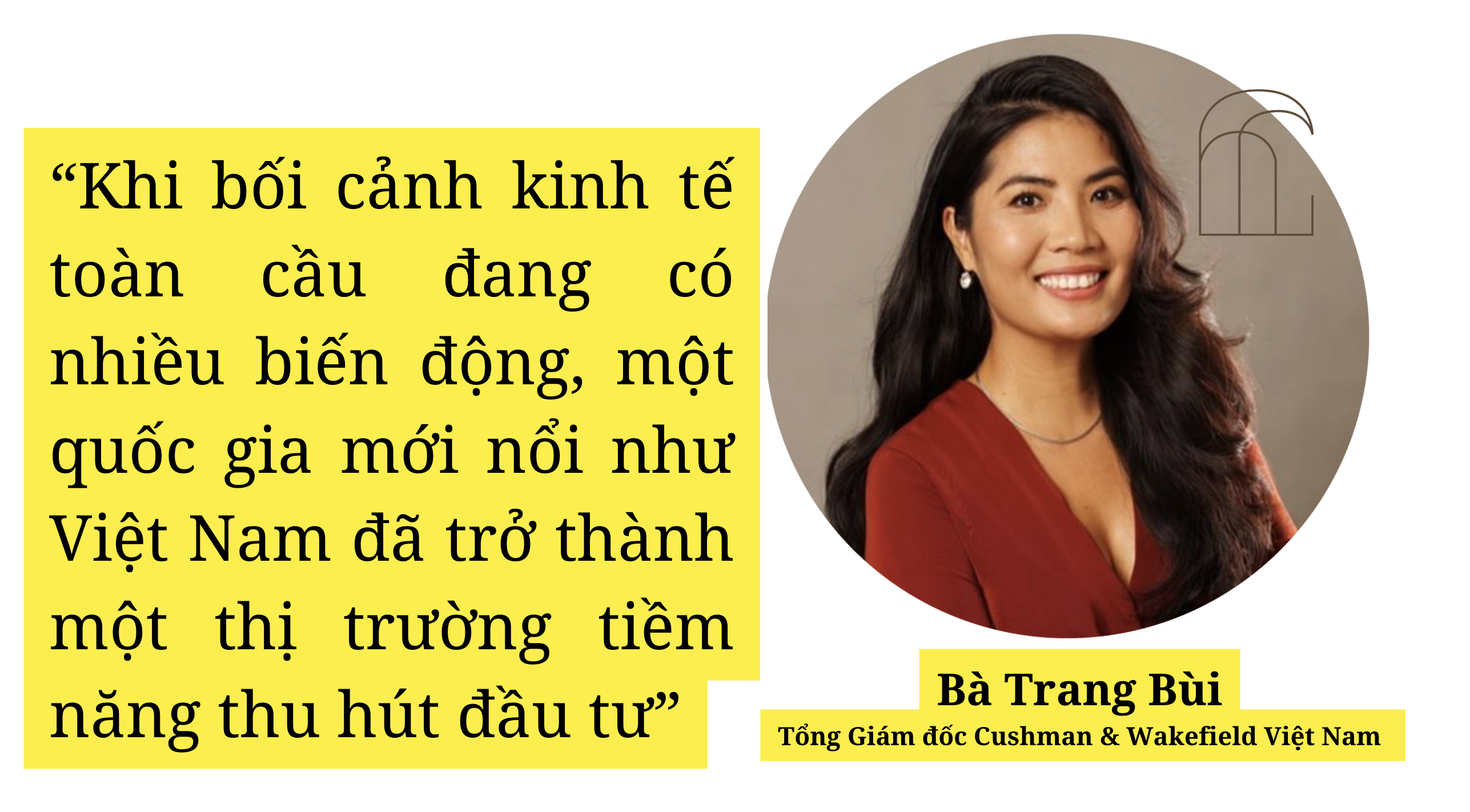 Tổng Giám đốc C&W: Việt Nam đã trở thành một thị trường tiềm năng thu hút đầu tư