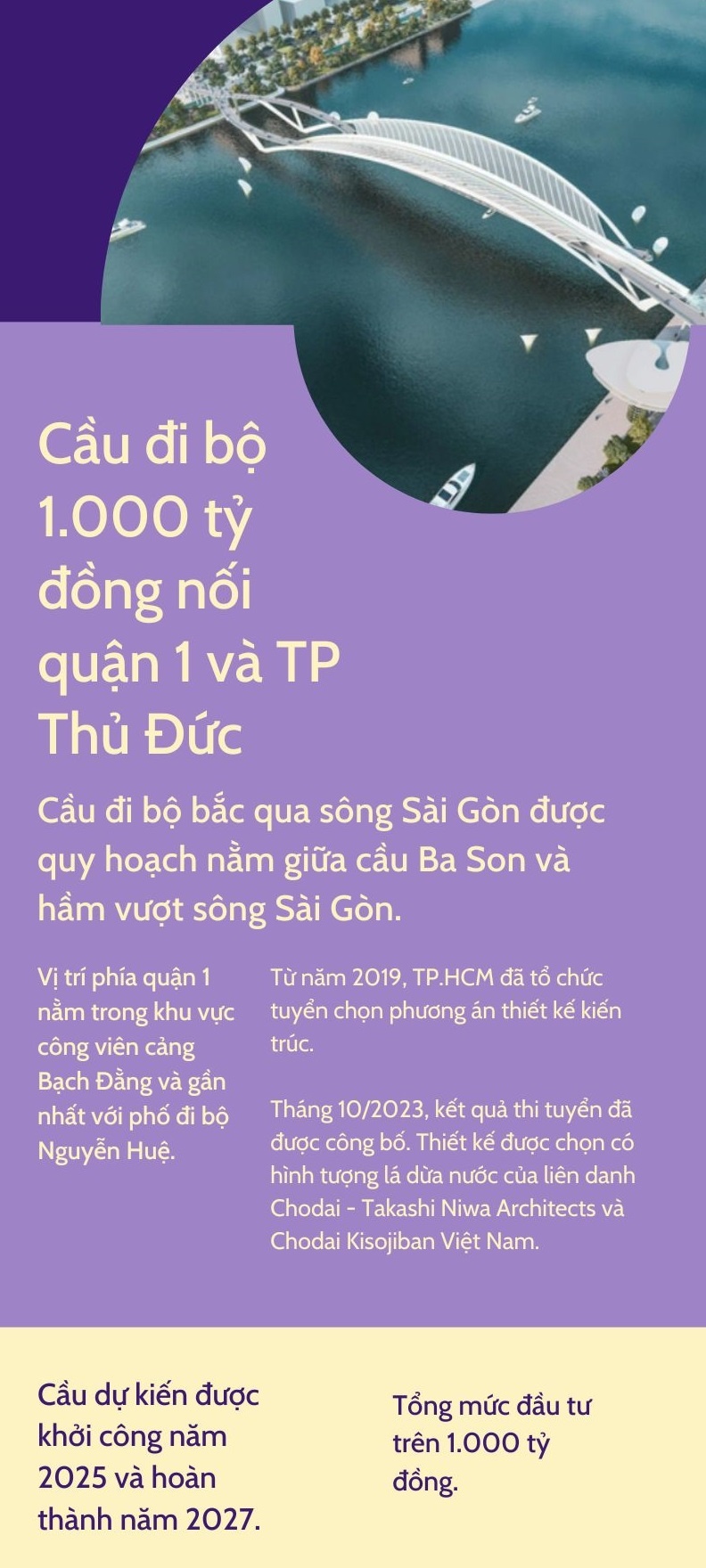Công ty đề xuất tài trợ cầu đi bộ 1.000 tỷ đồng cho TP.HCM làm ăn ra sao?
