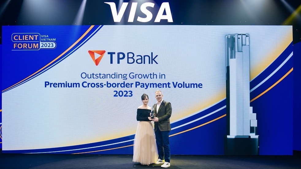 TPBank dẫn đầu tăng trưởng doanh số giao dịch thẻ Visa năm 2023