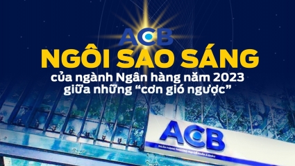 ACB – ngôi sao sáng của ngành Ngân hàng năm 2023 giữa những “cơn gió ngược”