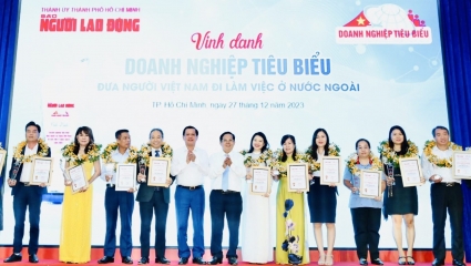 Vinh danh 12 "Doanh nghiệp xuất khẩu lao động tiêu biểu" năm 2023