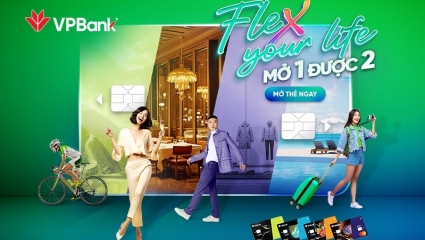 VPBank ra mắt thẻ Flex: Chi tiêu linh hoạt, tự do thể hiện cá tính