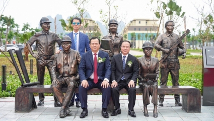 CEO Group - doanh nghiệp đầu tiên dựng tượng tôn vinh người lao động tại các công trình