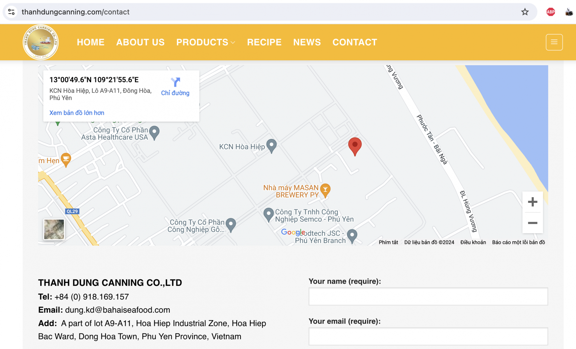 Công ty Đồ hộp Thanh Dung - chủ sản phẩm Cá Ngừ đại dương ngâm dầu đóng túi nợ đóng bảo hiểm hơn 1,6 tỷ