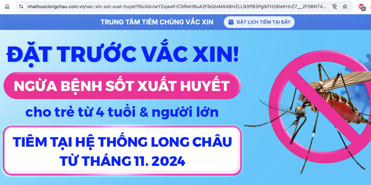 Tiêm chủng Long Châu “chậm chân