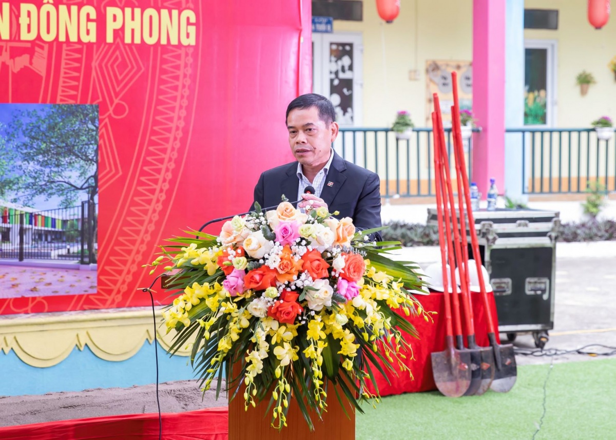 Agribank tài trợ xây dựng Trường Mầm non xã Đồng Phong (Ninh Bình)