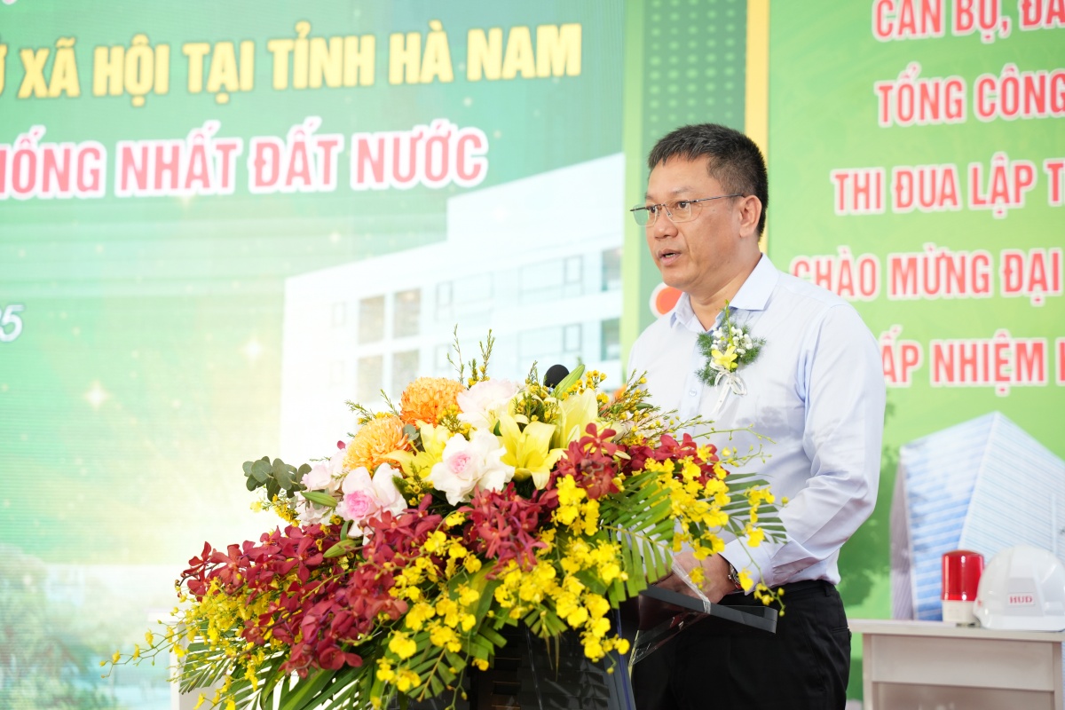 Khởi công dự án nhà ở xã hội 282 căn tại Đồng Văn (Hà Nam)