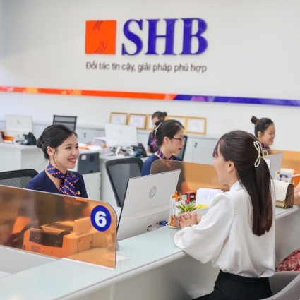 SHB lãi gần 4.400 tỷ đồng quý I, đạt 30% kế hoạch năm, dự kiến tổng tỷ lệ cổ tức 2024-2025 là 36%