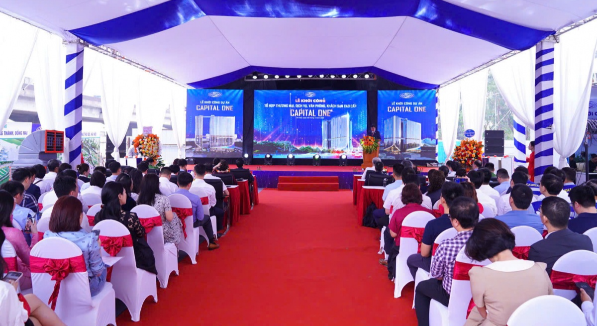 Khởi công dự án Tổ hợp văn phòng - khách sạn - trung tâm thương mại Capital One
