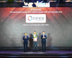 OPES dẫn đầu ngành bảo hiểm phi nhân thọ trong bảng xếp hạng FAST500