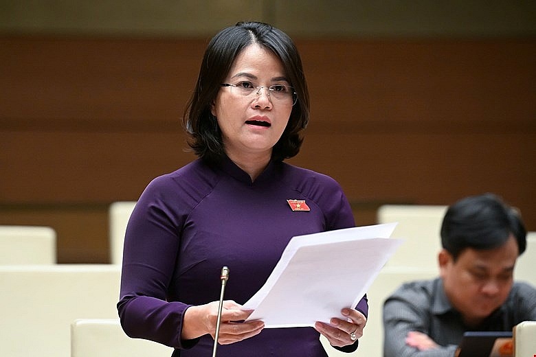 Đại biểu Quốc hội Nguyễn Hoàng Bảo Trân (Đoàn ĐBQH tỉnh Bình Dương). Ảnh: Quốc hội