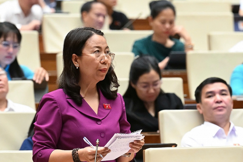 Đại biểu Phạm Thị Hồng Diễm - Đoàn ĐBQH tỉnh Trà Vinh.