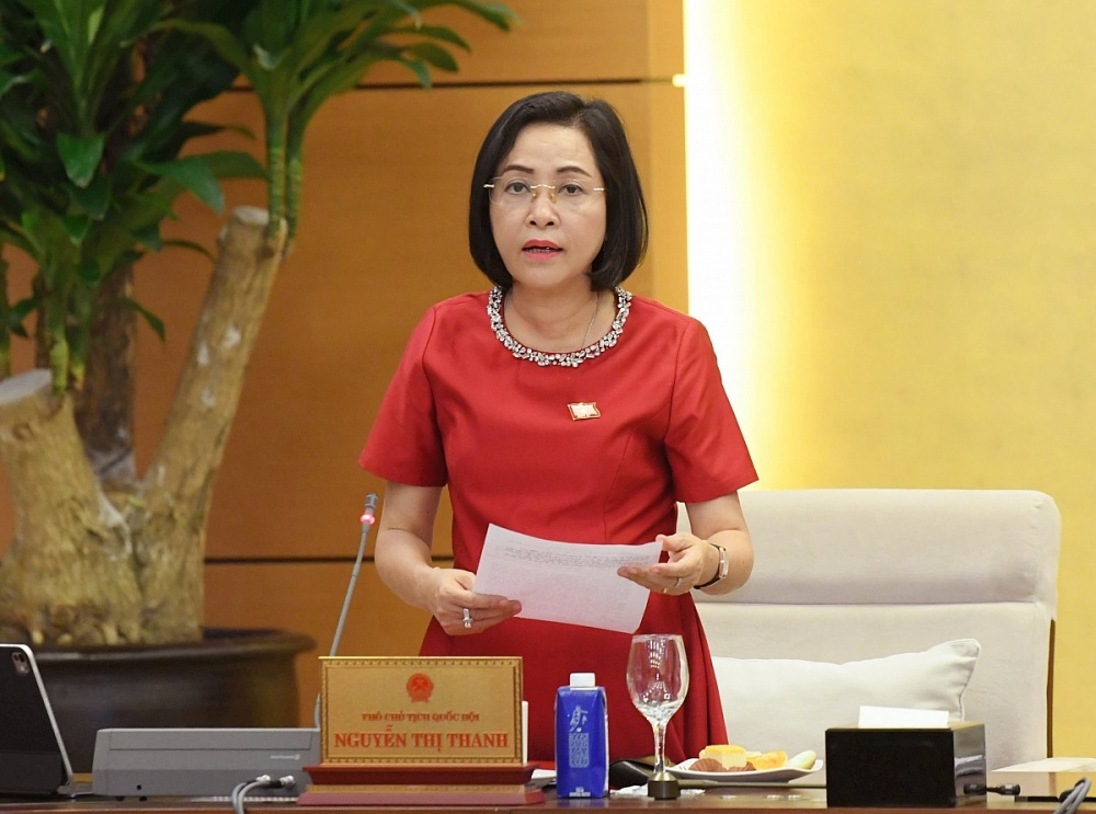 Phó Chủ tịch Quốc hội Nguyễn Thị Thanh. Ảnh: Lâm Hiển