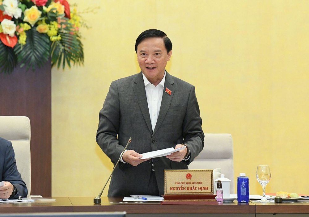 Phó Chủ tịch Quốc hội Nguyễn Khắc Định. Ảnh: Lâm Hiển