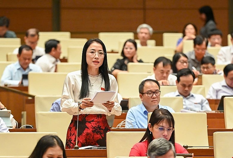 Đại biểu Trần Khánh Thu (Đoàn Thái Bình).