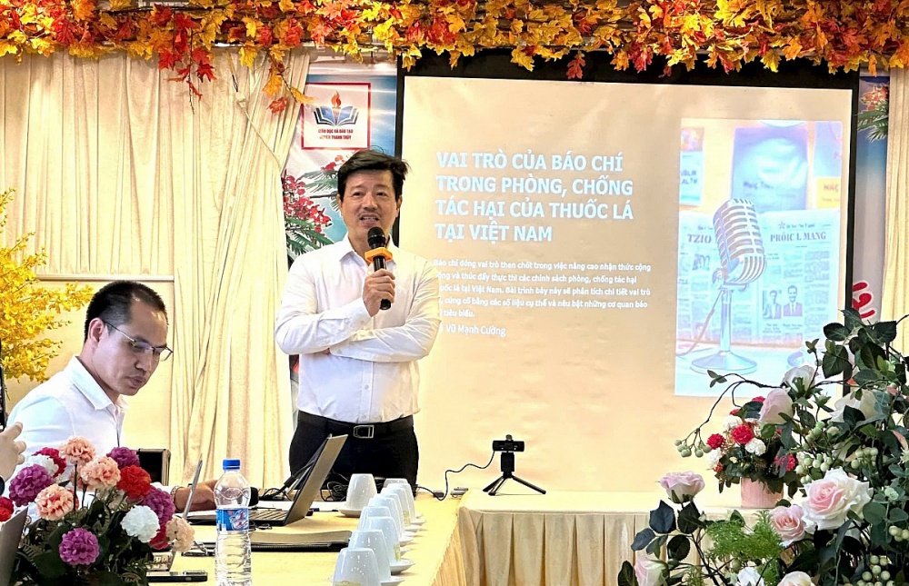 Ông Vũ Mạnh Cường (Giám đốc Trung tâm Truyền thông Giáo dục sức khỏe Trung ương, Bộ Y tế).