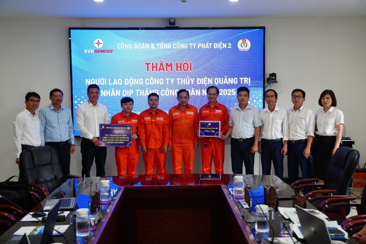 Gắn kết bằng hành động, lan tỏa tinh thần Tháng Công nhân tại Công ty Thủy điện Quảng Trị