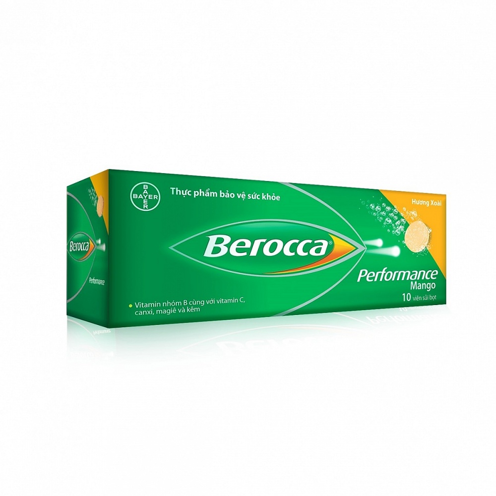 Thu hồi giấy công bố tiếp nhận sản phẩm của viên sủi Berocca Performance do Công ty Bayer Việt Nam sản xuất.