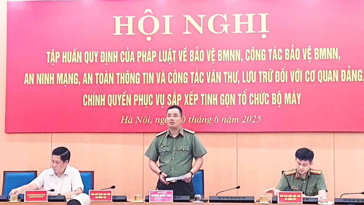 Hà Nội tập huấn an toàn thông tin, bảo vệ bí mật Nhà nước trong sắp xếp bộ máy
