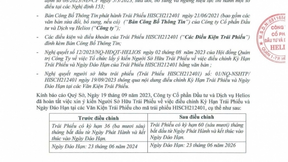 Helios: Vừa được TPS thu xếp trái phiếu, lại nhận vốn rót từ TPBank