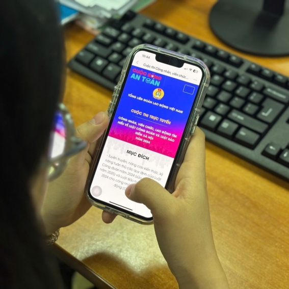 Phát động Cuộc thi trực tuyến tìm hiểu Luật Công đoàn và Luật Bảo hiểm xã hội năm 2024