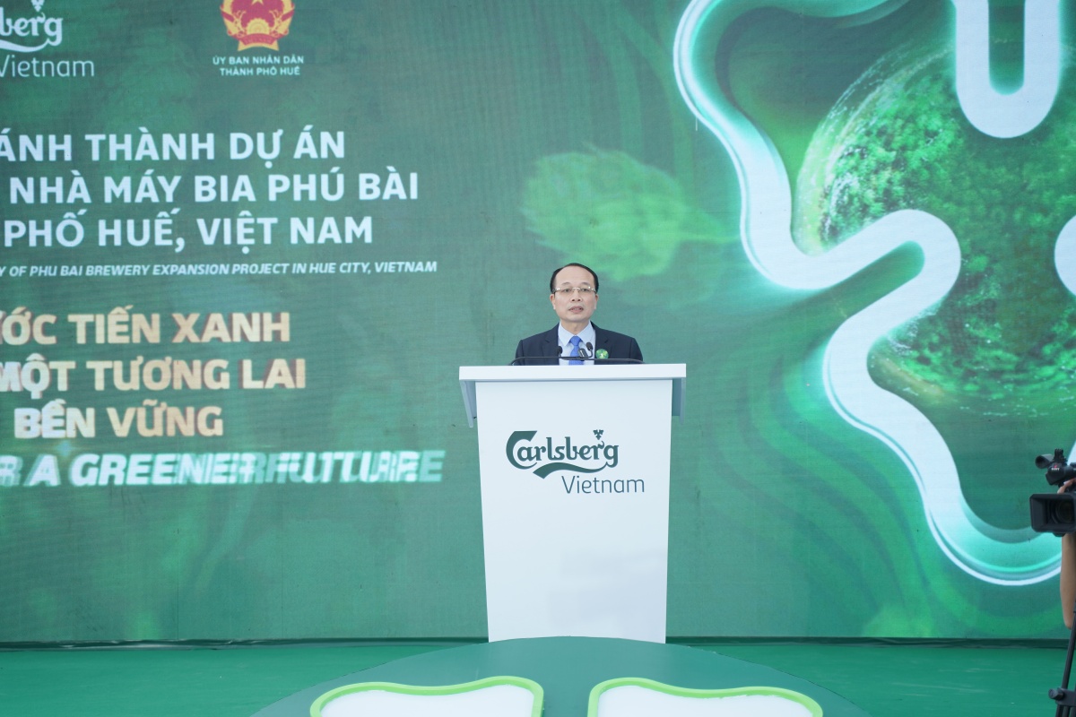 Carlsberg Việt Nam đầu tư gần 90 triệu USD mở rộng nhà máy bia ở Huế